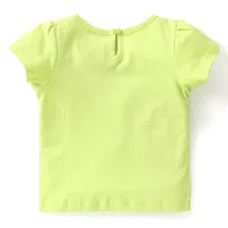 Babyhug Disney Single Jersey Half Sleeves Shorts Set With Marie Graphics - Multicolour image 3