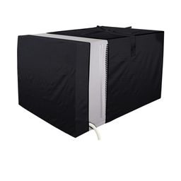 Stylista Black Solid Waterproof Air Conditioner Covers-picture-8
