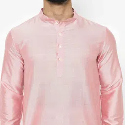 KISAH MandarinCollar Regular Kurta with Trousers image 2