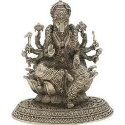 Sri Jagdamba Pearls 800 Silver Varahi Devi Idol - 50 gm-image-42