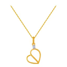 P.C. Chandra Jewellers 14 kt Gold Pendant without Chain-picture-44