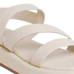 Aldo Women's White Sling Back Sandals image 4