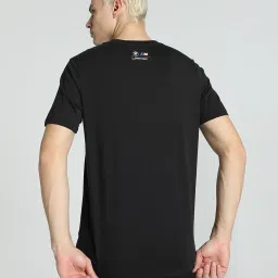 Puma BMW M Motorsport Black Cotton Regular Fit Printed T-Shirt image 2
