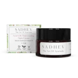 SADHEV The Art Of Ayurveda Ayurvedic Rejuvenating Night Cream - 15 gm image 2
