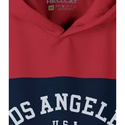 HELLCAT Kids Maroon & Beige Printed Full Sleeves T-Shirt (Pack Of 2) image 4