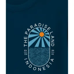 HELLCAT Kids Green & Teal Printed T-Shirt (Pack Of 2) image 4