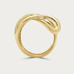 Mia by Tanishq 18k Rays Of Renewal Swirl Ring image 4
