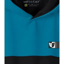 HELLCAT Kids Blue & Burgundy Printed Full Sleeves T-Shirt (Pack Of 2) image 4