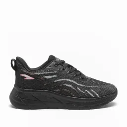 Asian Women's Black Running Shoes image 2