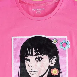 Pantaloons Junior Kids Sangria Cotton Relaxed Fit Top image 2