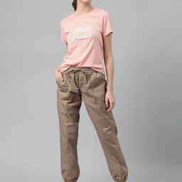 Woodland Light Pink Printed T-Shirt image 4