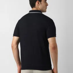 Van Heusen Navy Regular Fit Polo T-Shirt image 2