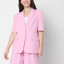 Vero Moda Pink Regular Fit Blazer-picture-35