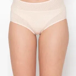 Clovia Peach Printed Hipster Panty-image-76