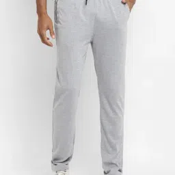 Turtle Grey Melange Slim Fit Trackpants-picture-14