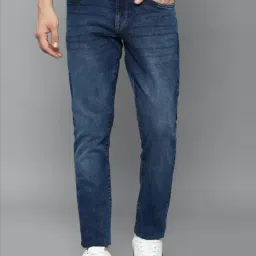 Allen Solly Jeans Blue Cotton Slim Fit Jeans-picture-16