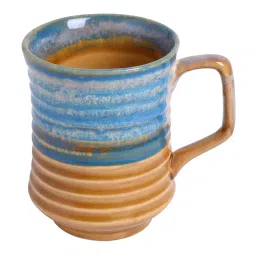 Unravel India studio glazed Multicolor Ceramic Coffee Mug - Set of 2 image 2