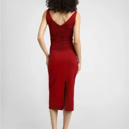 Forever 21 Red Regular Fit Bodycon Dress image 2