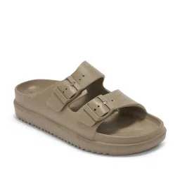 Forever Glam by Pantaloons Women's Taupe Slides image 2