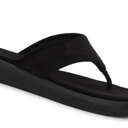 Yoho Women's Black Thong Sandals image 4