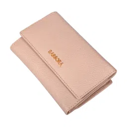 Sassora Lyla Light Pink Small Leather Wallet for Women image 4