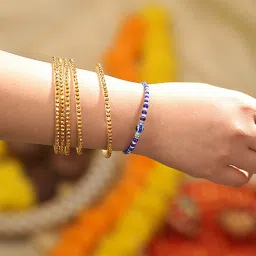 Aatmana Set of 2 Evil Eye Bhaiya Bhabhi Designer Rakhi with Roli Chawal image 2