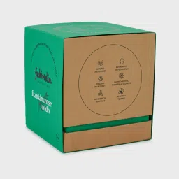 Fabindia Home Adhrit Green & Transparent Wax Frankincense Jar Candle image 4