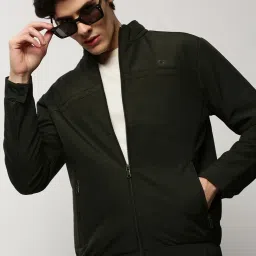 showoffff SHOWOFF Olive Slim Fit Jacket image 4