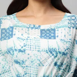 Kami Kubi Blue Printed Top With Trousers image 4