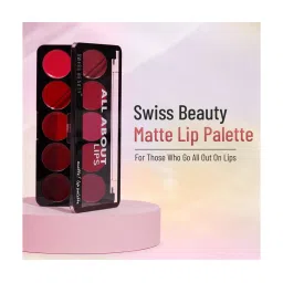 SWISS BEAUTY Matte Lip Palette Shade 1 - 12 gm image 3