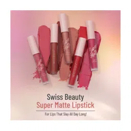 SWISS BEAUTY Super Matte Liquid Lipstick Make it Hot - 3.5 ml image 3