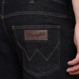 Wrangler Skanders Dark Navy Slim Fit Low Rise Jeans image 4