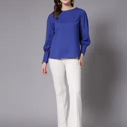Style Quotient Blue Regular Fit Top image 4