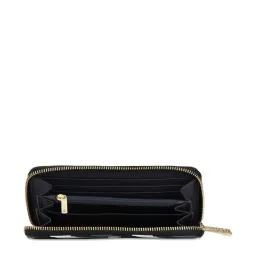 TOMMY HILFIGER Black Rosa Printed Leather Wallet image 4