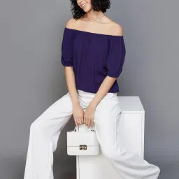 Fame Forever by Lifestyle Navy Regular Fit Top image 4