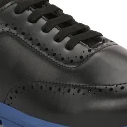 hoversoul Hoversole Men's Cipher Black Brogue Shoes image 5