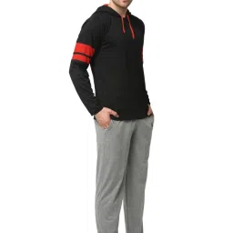 Vimal Jonney Multi Cotton Regular Fit Striped Nightwear Set image 4