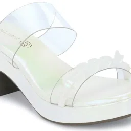Clog London Women's White Casual Sandals image 4