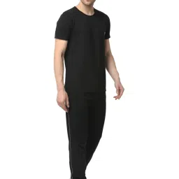 Vimal Jonney Black Cotton Regular Fit Nightwear Set image 4