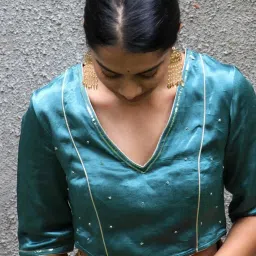 Chidiyaa Teal Chandani Arika Blouse image 2