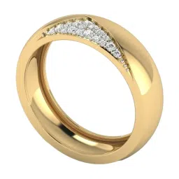 SHINE ETERNAL Lab Grown Diamond 18k (750) Yellow Gold Ring for Men image 2