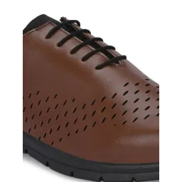 hoversoul Hoversole Men's Rick Tan & Black Oxford Shoes image 5