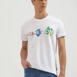 United Colors Of Benetton White Regular Fit Printed T-Shirt-picture-41