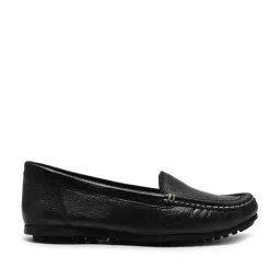 Woodland Women's Black Casual Loafers image 2