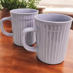 eleven to eleven decor Ceramic Pastel Milk Mug Gray image 2