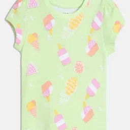 Miniklub Girls Multicolor Printed Top - Pack of 3 image 5
