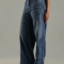 Tommy Hilfiger Blue Cotton Relaxed Fit Jeans image 3