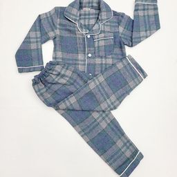 Freesia Array Unisex Kids Checked Night suit-picture-13