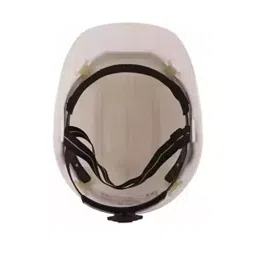 Rahul Professionals Polyethylene Shell Hiking Nape Type Hard Hat White Safety Helmet with Adjustable Chin Strap Closer Free Size (Pack of 4) image 5