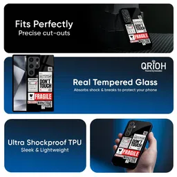 QRIOH Quirky Printed Samsung Galaxy S23 Ultra 5G Back Case Mobile Accessories image 2